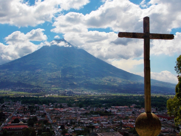 Cerro De La Cruz overlooking Antigua and Volcan Agua